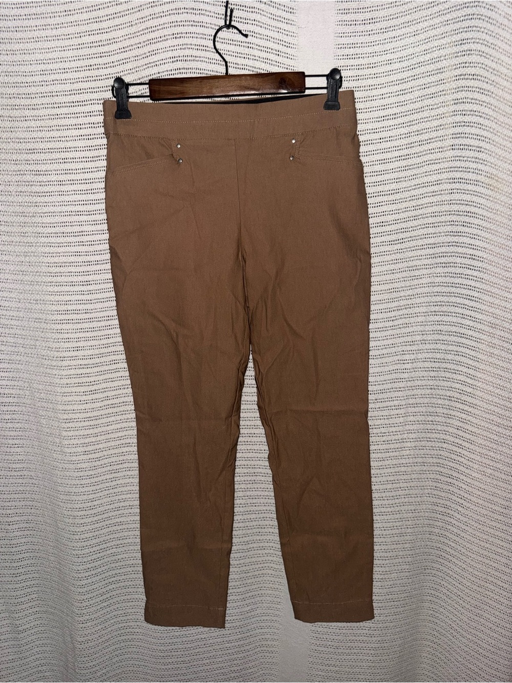Men's Brown Stretch Casual Pants
